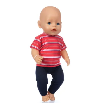 Karstā Tīkla Tērps piedzimst mazulis 43cm Leļļu Apģērbu, Leļļu Aksesuāri 17inch Baby Doll
