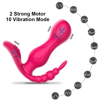 Bezvadu Maksts G Spot Vibrators Sievietēm Anālais Klitora Stimulators Valkājamas Biksītes Dildo Vibrējošais Seksa Rotaļlietas, Pieaugušajiem, Pāriem