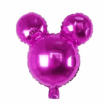 50gab/daudz Minnie peles un Mickey mouse Tēma Mickey Galvas gaisa Balonu, bērni laimīgi, Puse Bērnu Dzimšanas dienas svinības Rotājumus Bērniem Piederumi
