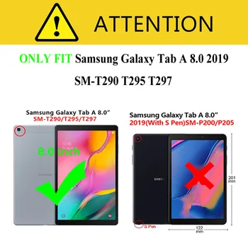 9H Rūdīta Stikla Samsung Galaxy T290 T295 Screen Protector For Tablet SM-T295 Tab Lite 8.0 Collu Aizsardzības Plēves, Stikls