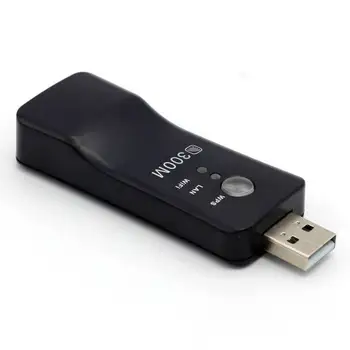 300Mpbs USB Portatīvo Bezvadu WiFi Smart TV Tīkla Adapteris Universālais HDTV RJ45 Repeater AP WPS Samsung LG Sony XiaoMi TV
