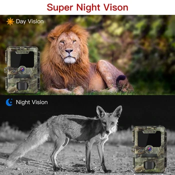 Boblov 1080p 30MP HD Medību Taka Kamera Saimniecībā, Mājās Skautu Nakts Redzamības Lamatas 0.3 s Izraisīt Savvaļas dzīvnieku Novērošanas Kameras