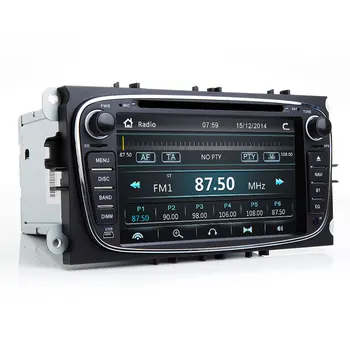 2 din Auto DVD Ford Focus 2 Mondeo 4 C-Max, S-Max, Galaxy Kugas Transit Connect Multimediju Radio, GPS Navigācija, Audio nodaļas Vadītājs Vienību