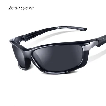 Beautyeye Zīmolu Vīriešu Polarizētās Saulesbrilles, Taisnstūri Braukšanas Brilles, Spogulis Sporta Mens Saules Aizsardzības Brilles UV400 Vīriešiem