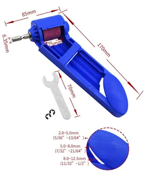 2-12.5 mm Urbja Asināmais Korunda Slīpēšanas Ripu Portatīvo Darbināms Instruments, lai Urbt Pulēšanas Riteņu Urbis Asināmais