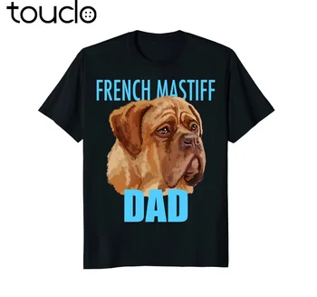 Modes Karstā franču Mastifs Tētis Suns tee krekls, T-krekls, T T krekls