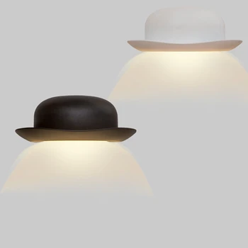 Mūsdienu minimālisma LED alumīnija sienas lampas, gultas vannas istabā gaismu(IP55) radošo Guļamistaba eju Jaunā stila cepure sienas gaismas Dekori