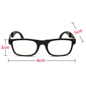 Lasījums Brilles 100/150/200/250/300/350/400 Grādu Portatīvo Stikli Palielināmie Saliekams Ultravieglajiem Presbyopic Brilles