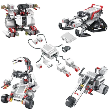 EV3 EV6 Saderīgu logoinglys 45544 Zinātnes izglītības Celtniecības Bloku Robots radošo plānošanas saprātīga APP Programmu Rotaļlietas gifs