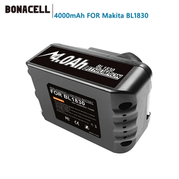 Bonacell Jaunāko Versiju BL1860 18V 4000mAh Li jonu Akumulators par Makita Akumulatoru 18 V BL1830 BL1840 BL1850 BL1860B L70