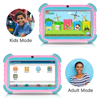 ZONKO Bērniem Tablete Android 9.0 Planšetdatora 7 collu Planšetdatoru Bērniem Wifi 2 GB RAM, 16 GB ROM Quad Core Dual Kamera Planšetdatoru Bērniem