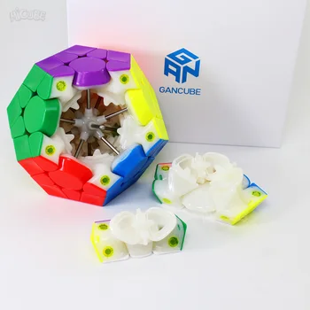 GAN Kuba Magnētisko Megaminxeds Burvju Kubi Ātrums Puzzle Profesionālās Dodecahedron Cubo Magico Profesionālās Rotaļlietas Bērniem