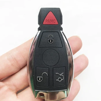 3+1/4 Pogu Tālvadības Atslēgu Fob, Gadījumā, Mercedes Benz E Klases C230 C240 C280 C30 AMG 2002 2003 2004 1998-2005 BGA, Smart Key shell