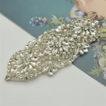 5gab Rhinestone Josta Līgavas Kāzu Kleita Diamante Vērtnes Jostas daudzi dizainu