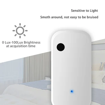 Tuya WIFI Smart Gaismas Automātikas Sensoru, Smart Home Apgaismojuma Spilgtumu Detektoru Saderīgs Ar Phone