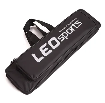 LEO makšķeres soma 50CM multi-purpose zvejas soma mini portatīvo makšķeri soma melnā vienslāņa tērauda stieples