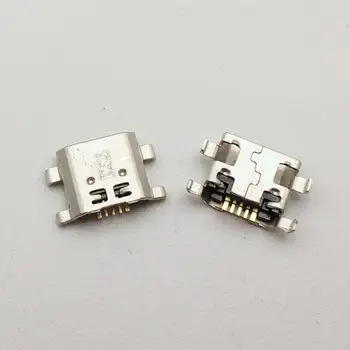 50gab Micro USB 5pin mini Savienotājs Reverse smago plāksni Mobilo Uzlādes ports Huawei HONOR 6P Mobilo telefonu remonta daļas