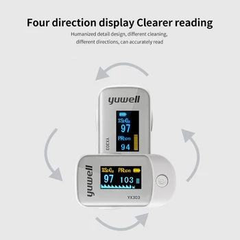 Sākotnējā Xiaomi Asins Oximeter Smart Pirksta Pulsa Aprūpes ātrgaitas Sensors, Ciparu LED Displejs, Sirdsdarbības Smart Veselības Monitors