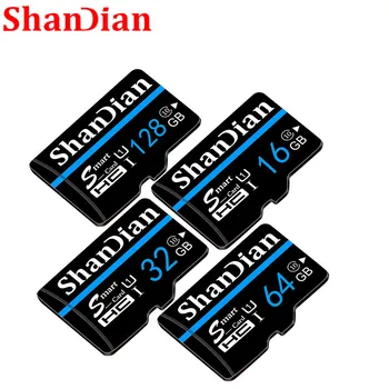 SHANDIAN Jaunas ielidošanas tarjeta micro sd TF atmiņas karte 8GB 16GB 32GB 64GB micro sd cartao de memoria mikro mini karte + adapteris