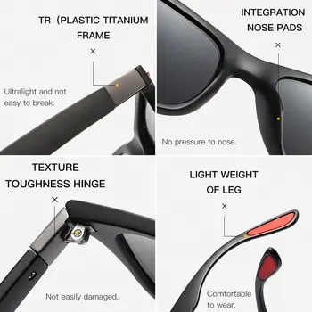 CAPONI Polarizētās Pāris Saulesbrilles 2020 Jaunu Vīriešu Modes Laukumā, Sieviešu, Saules Brilles Augstas Kvalitātes Metāla Brilles Rāmis UV400 CP76712