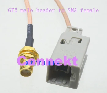 GT5 Kvadrātveida Galvas Pamatne, lai SMA Interface Connector GPS Antenas Adaptera Kabeli Antenas Kabeli