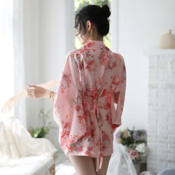 Yukata Kimono, Japāņu Sievietes Haori Jaciņa Apģērbu Tradicionālo Dāma, Kura Ietērpusies Kimano Tops, Krekls Blūze Cosplay Tērpu Kostīmu Āzijas Apģērbu