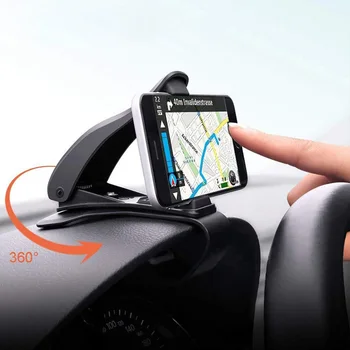 Auto Telefona Turētājs, Universālā 360 Grādu GPS Paneļa Tālruņa Turētāju Atbalsta Auto par iphone Mobilo Tālruni Klipu Stand Mount Bracket