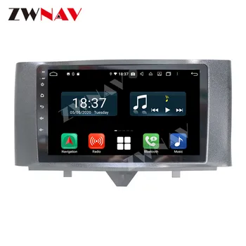 Carplay 4+128G Android 10.0 Ekrāna Benz SMART 2011 2012 2013 GPS Navi Auto Atskaņotāju, Auto Audio Radio Stereo Galvas Vienības