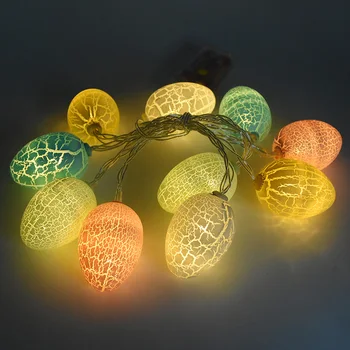 Lieldienu Rotājumu Gaismas Vainags Olas Mājās Karājas Rotājumu Lieldienu Trusis LED String Light DIY priecīgas Lieldienas Dekoru Piederumi