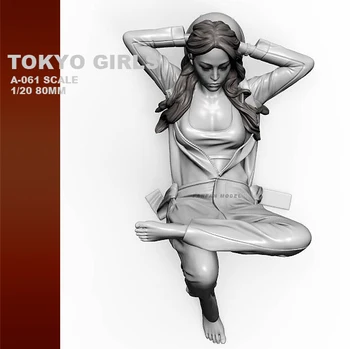 1/20 Sveķu Attēls Komplekti Tokyo Girl Sēriju Sveķu Karavīrs self-samontēti (80mm)A-061