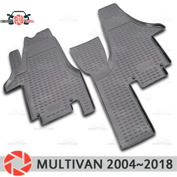 Grīdas paklāji Volkswagen Multivan 2004~2018 paklāji, kas nav slīdēšanas poliuretāna netīrumiem aizsardzības, iekšlietu auto stils aksesuāri