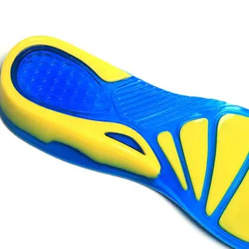 Papēža piesis darbojas sporta Zolītes triecienu absorbciju kluči, arkas, ortopēdiskā zolīte silikona Gela Zolītes pēdas aprūpes plantar fasciitis