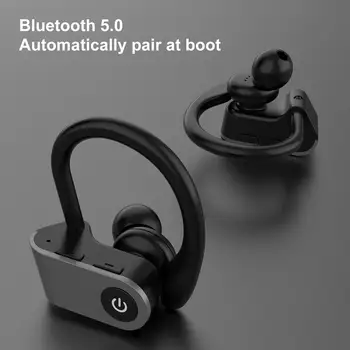 TWS Austiņas Uzlādējamais Bezvadu Bluetooth 5.0 Dinamisku In-ear Austiņu ar Auss Cilpu, Earbuds Bezvadu Austiņas Ar Mic