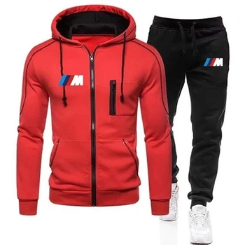 2-gabals sporta vīriešu kapuci sporta krekls + pantsPullover kapuci sporta tērps, Ropa Hombre gadījuma vīriešu drēbes, izmērs S-3XL