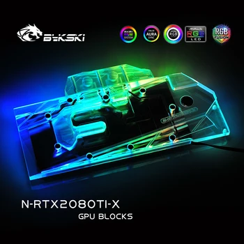 Bykski Ūdens Bloķēt izmantot NVIDIA GeForce RTX 2080Ti/2080 Edition Dibinātāji 11 GB GDDR6/Standarta Izdevums/Pilna apdrošināšana Vara Grupu