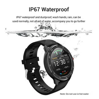 Ziemeļu Malu Smart Skatīties Vīrieši IP68 Ūdensnecaurlaidīga HD Displejs Full Screen Touch SmartWatch Sirdsdarbības Ātrums, asinsspiediens Sports Fitness