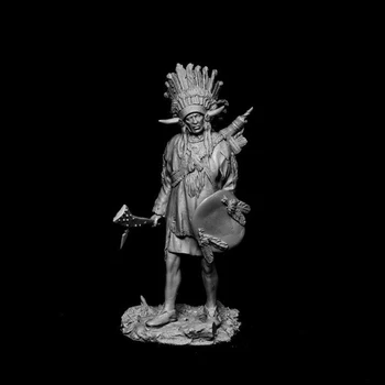 1/24 seno cilvēku karotājs stāvēt Sveķu attēls Modelis komplekti, Miniatūras gk Unassembly Unpainted