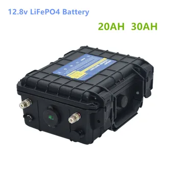 12v lifepo4 baterijas 20AH 30AH 12.8 v lifepo4 litija akumulatoru ar 5A lādētāju zvejas LED apgaismojums ,stabilāku