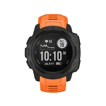 Silikona Smart Watchband Nomaiņa Garmin Instinkts 22mm Siksna Ātri Atbrīvot Smart Sportswatch Band Vīrietis Sieviete Garmin