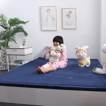 Sabiezēt Mīksta Paklāja viesistabā Japāņu Stila Bērnu rotaļu Paklājiņš Anti-Slip Ciets Ūdens Absorbcija Paklāju Koraļļu Vilnas sega