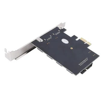 ORICO 2 Port USB 3.0 PCI-E Express card PCIE, lai USB3.0 hub 19pin Priekšējā saskaras Paplašināšanas Karti 5Gbps Super ātrgaitas Adapteris