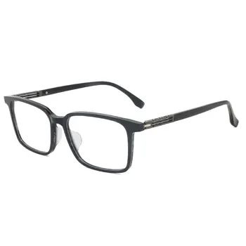 Acetāta Optisko Briļļu Rāmis, Titāna Kāju Vīriešiem Vintage Laukumā Recepšu Brilles Retro Tuvredzība Brilles Briļļu 3030