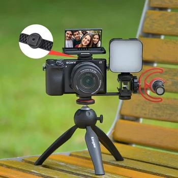 Kamera Periscope Pārsegs, Spogulis Ekrāna Vlog Selfie Turētājs Universal Viedtālrunis DSLR Rīcības Kameru Piederumi