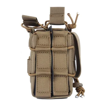 Multi-funkcionālo taktiskās dubultā piederumu soma Militāro ventilators MOLLE maza soma Āra sporta kabatas maisiņu komplekts