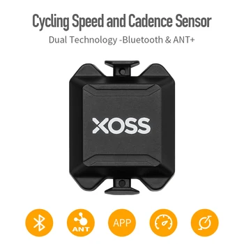 XOSS Velo Dators Spidometrs Ātrums un Ritms Dual Sensors ANT+ Bluetooth Ceļu Velosipēds MTB Sensors iGPSPORT bryton