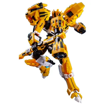Noliktavā TE Transformācijas Elements TE MM01 MM-01 YS01 YS-01 Dzeltens Bišu svītru tiger Deformācijas Robotu Rīcības Attēls Rotaļlietas