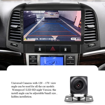 Auto DVD Par Hyundai Santafe (2006-2011) Auto Radio Multimediju Video Atskaņotājs Navigācija GPS Android 10.0 Double Din