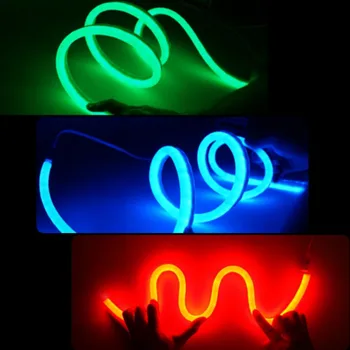 12v led neona strip gaismas ip68 ūdensnecaurlaidīga elastīga lente 2835 smd 120led/m, balta, silti balta dzeltena sarkana zaļa zila RGB virvi