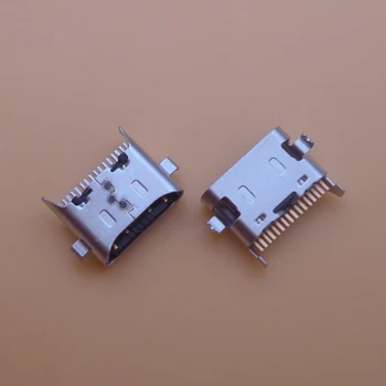 100pcs/daudz 16PIN Micro USB Ports Uzlādes Ligzda ligzda lādētāja Savienotājs doks Samsung A20S A207F A 20S A20 S