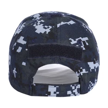 Vīriešu / sieviešu beisbola cepure maskēties navy cepuri āra saulessarga izmērs regulējams džungļu kamuflāža augstas kvalitātes kokvilnas kauli jaunas